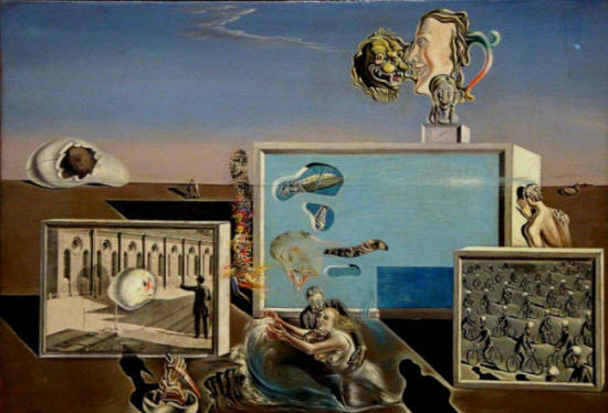 �Illumined Pleasure� Salvador Dali 1928 