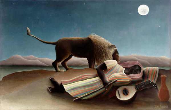  �Sleeping Gypsy� by Henri Rousseau