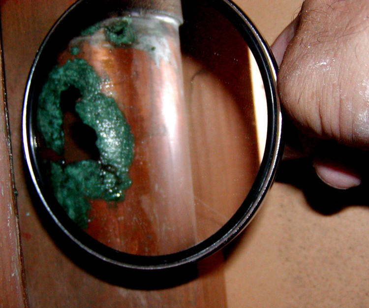 Drain pipe corrosion