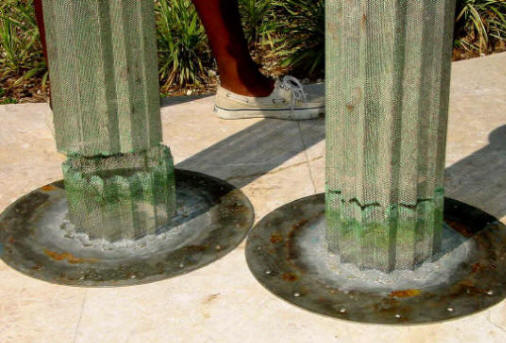Monel strainer corroded at the seawater line